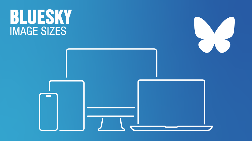 Bluesky images sizes standard