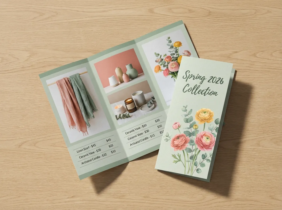 Spring campaign brochure design