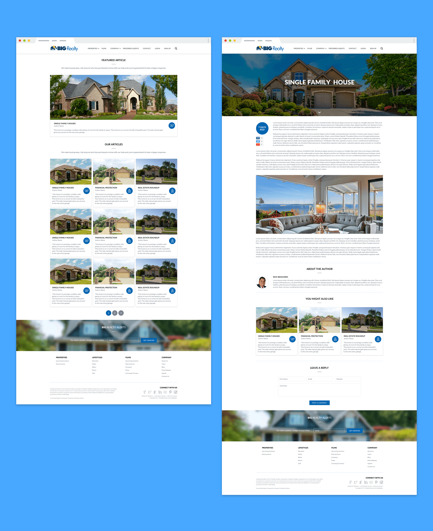 Big Realty - Website