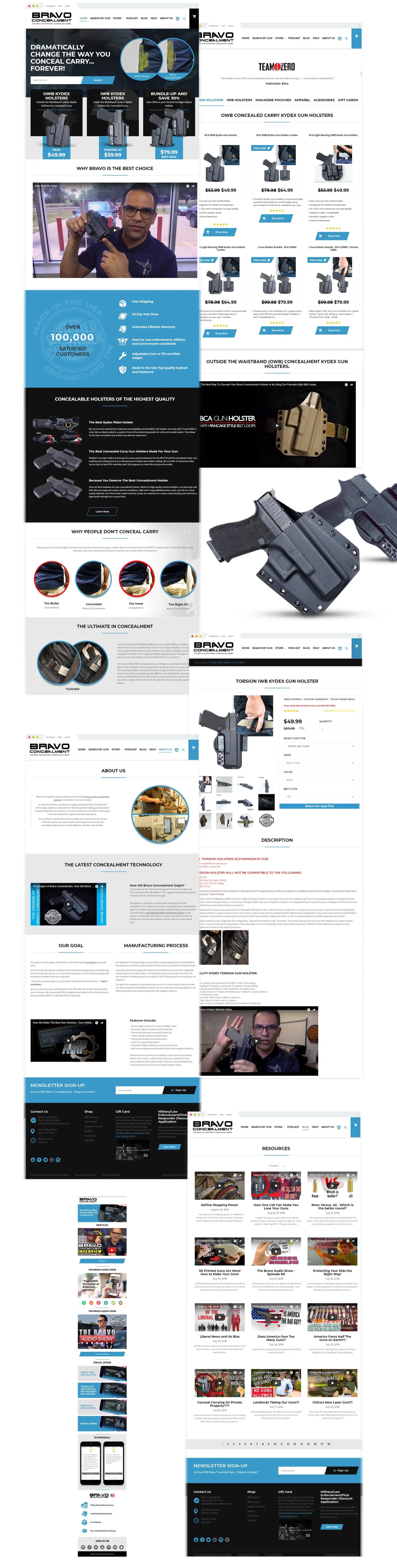 Bravo Concealment - Website