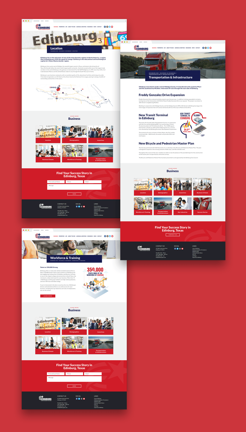 Edinburg EDC - Website