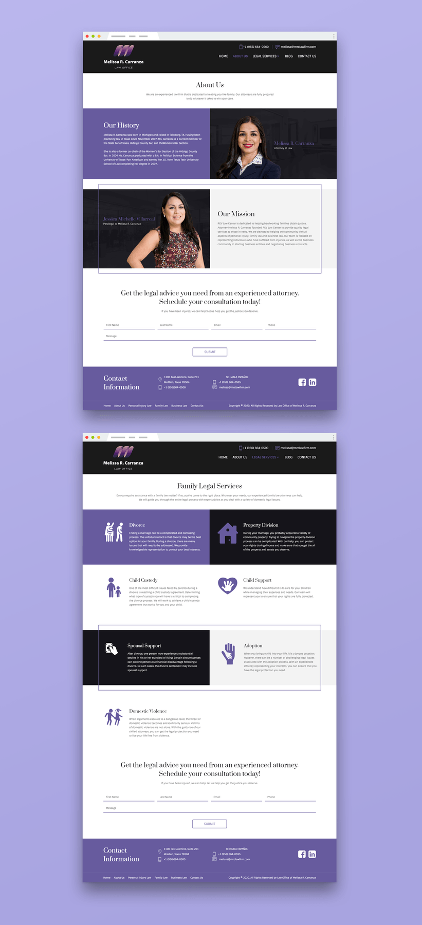 Melissa Carranza - Website