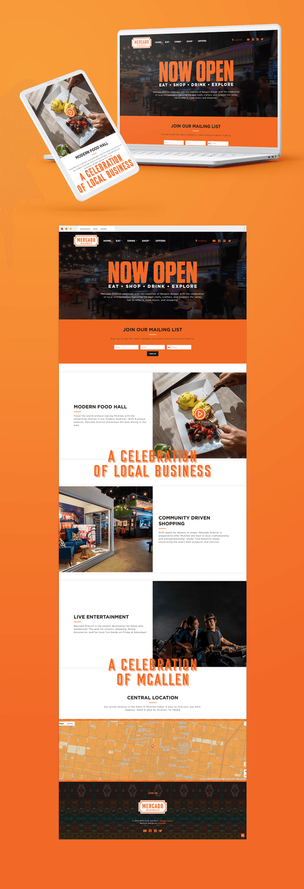 Mercado District - Website