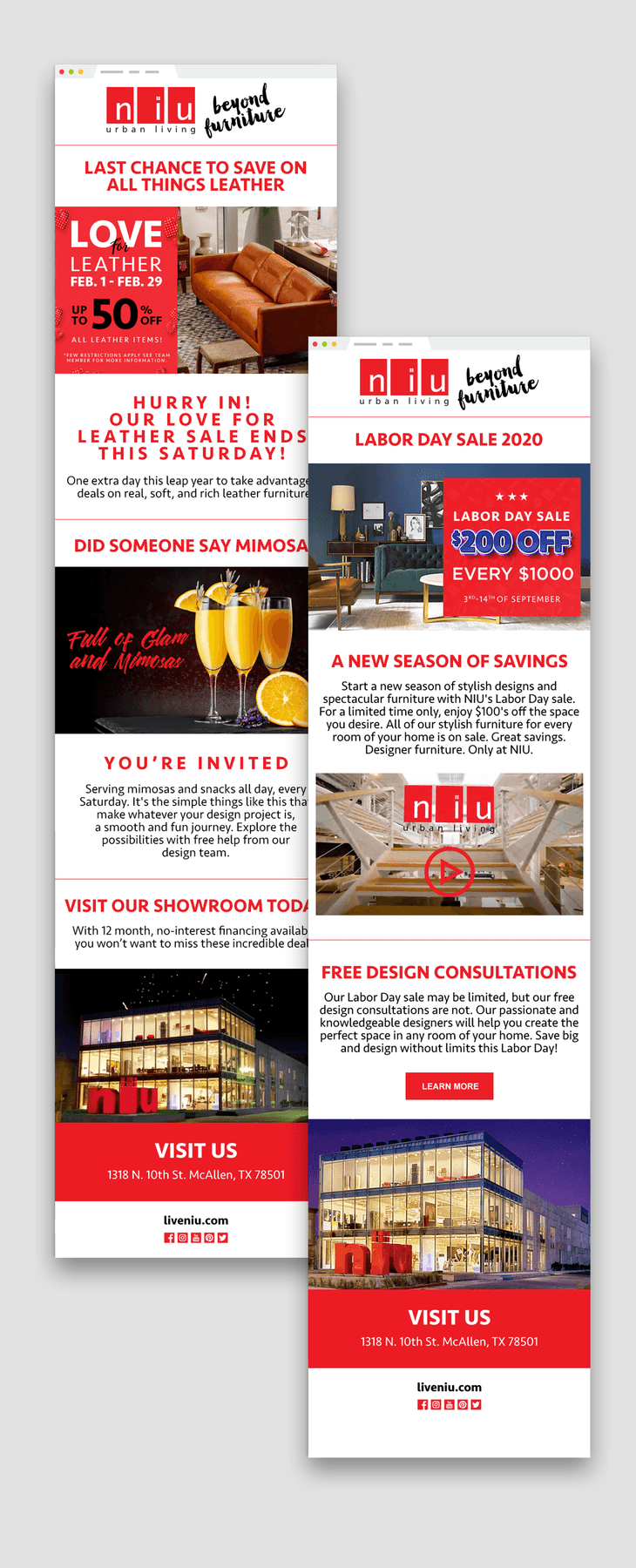 NIU Urban Living - Email
