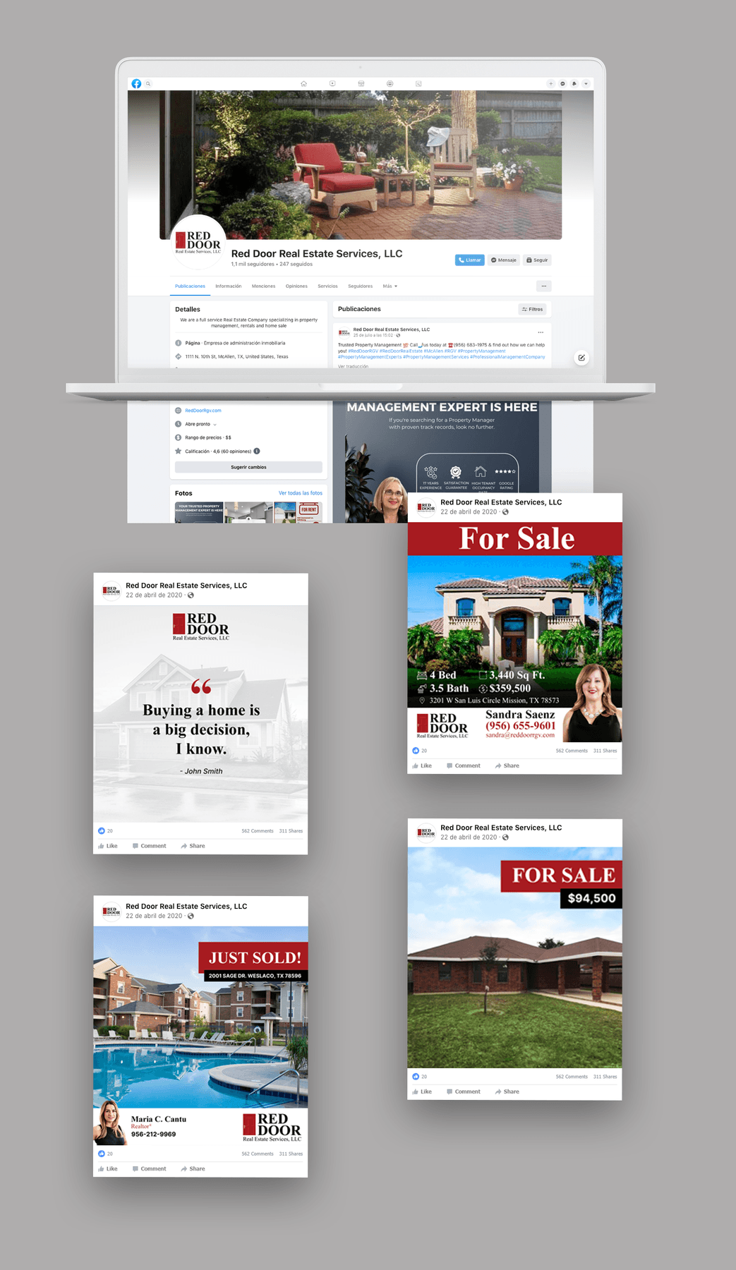 Red Door Real Estate - Social