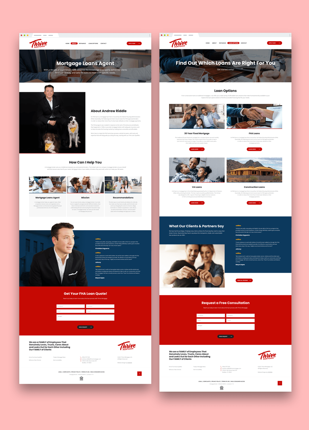 Thrive Mortgage - Website