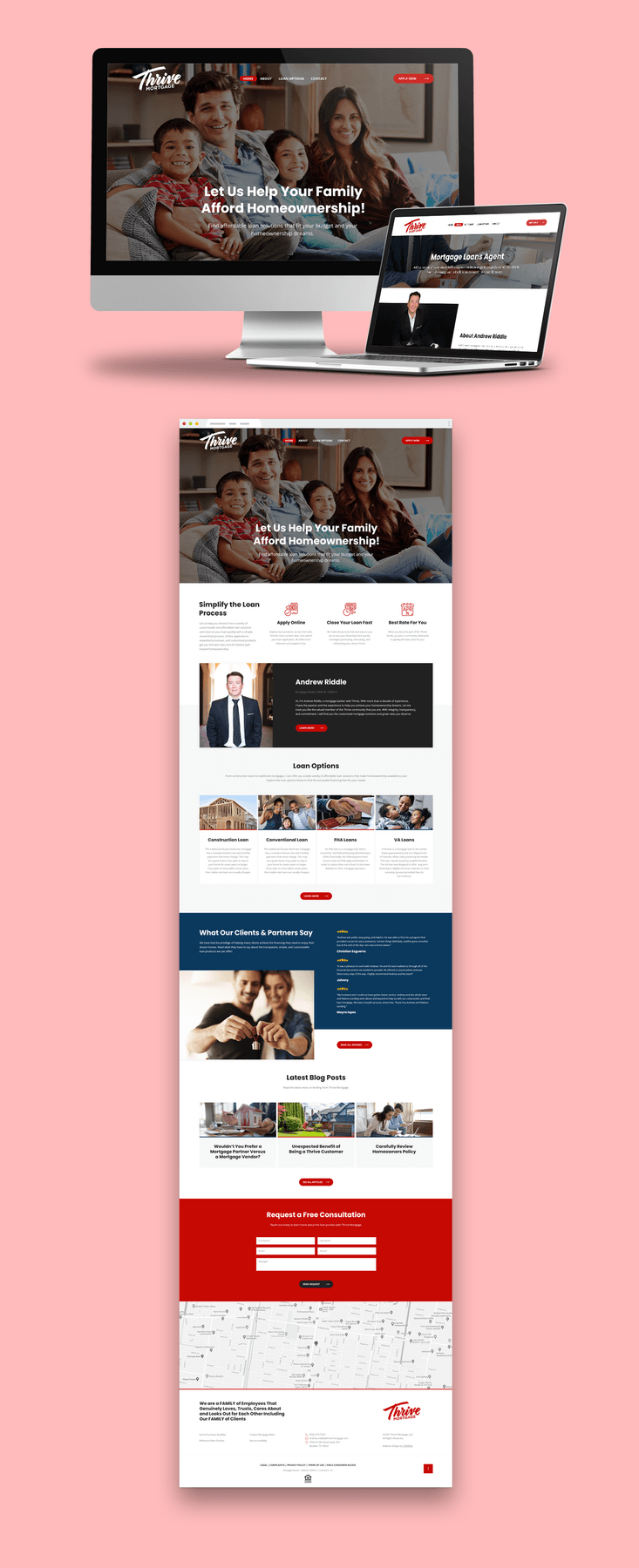 Thrive Mortgage - Website