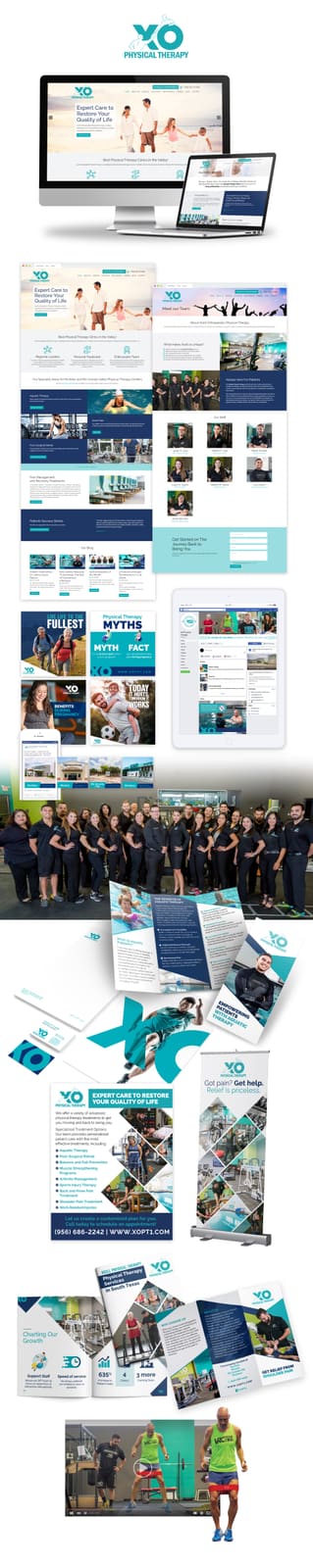 XO Physical Therapy - Full project showcase